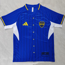 25-26 Boca Juniors Blue Casual Edition Baseball Jersey