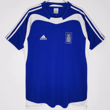 2004 Greece Home Retro Soccer Jersey