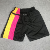 Heat Black City Edition Top Quality NBA Pocket Pants (热火彩虹版)