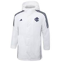 24-25 Internacional White Hooded Windbreaker Fabric Cotton Coat #G194