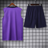 25-26 Corinthians Purple Tank top and shorts suit