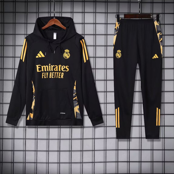 24-25 RMA Black Hoodie Tracksuit (卫衣套装)