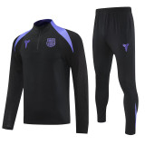 25-26 BAR Black Half Pull Tracksuit (半拉链)