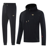 2025 AD Black Commemorative Edition Hoodie Tracksuit (卫衣套装)