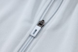 25-26 Bayern Light gray Jacket Tracksuit #A2552