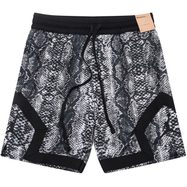 C2448 Jordan Black Casual Short Pants #蛇纹迷彩