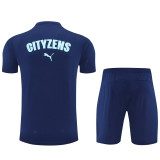 25-26 Man City Royal blue Training Short Suit
