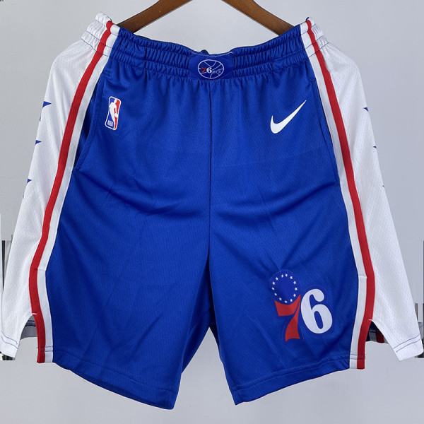 22-23 76ERS Blue Edition Top Quality NBA Pants