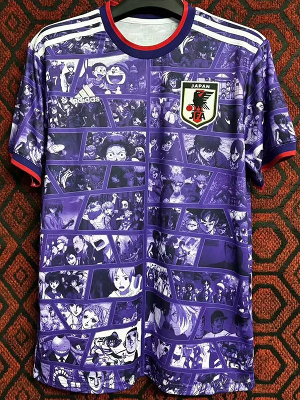24-25 Japan Popule Special Edition Fans Training Shirts (紫色动漫)