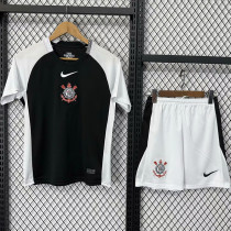 25-26 Corinthians Away Kids Soccer Jersey