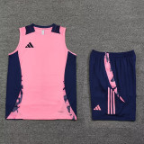 2024 AD Pink Tank top and shorts suit