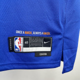 22-23 KNICKS ROSE #4 Blue Top Quality Hot Pressing NBA Jersey