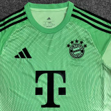 25-26 Bayern Green Goalkeeper Fans Soccer Jersey