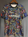 23-24 Inter Miami Blue Black Training Shirts (字母版)
