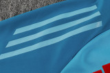 25-26 Flamengo Blue Kids Half Pull Tracksuit (童装)(半拉链)