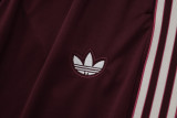 25-26 Bayern Deep Red Half Pull Tracksuit #B2512(半拉链)