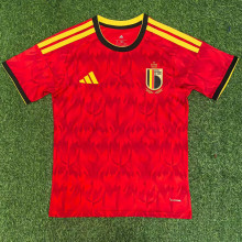 25-26 Belgium Red Fans Soccer Jersey
