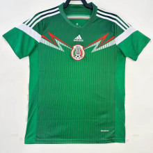 2014 Mexico Home Retro Soccer Jersey
