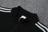 2025 AD Black Jacket Tracksuit #2314