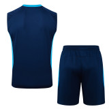 25-26 Gremio Royal blue Tank top and shorts suit #D25197
