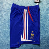 2006 France Home Blue Retro Shorts Pants
