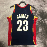 2008-09 Cleveland Cavaliers JAMES #23 Dark Blue Retro Top Quality Hot Pressing NBA Jersey