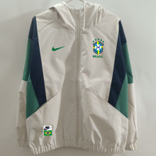 25-26 Brazil White Windbreaker