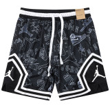 C2441 Jordan Black Casual Short Pants