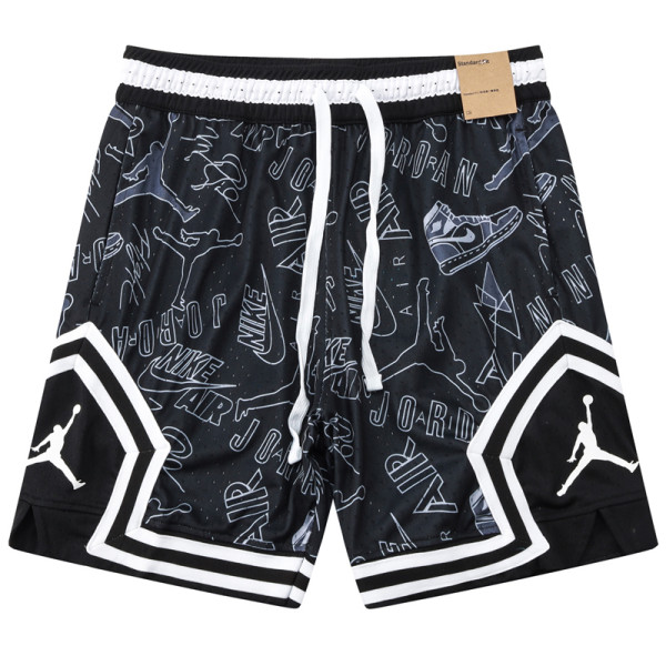 C2441 Jordan Black Casual Short Pants