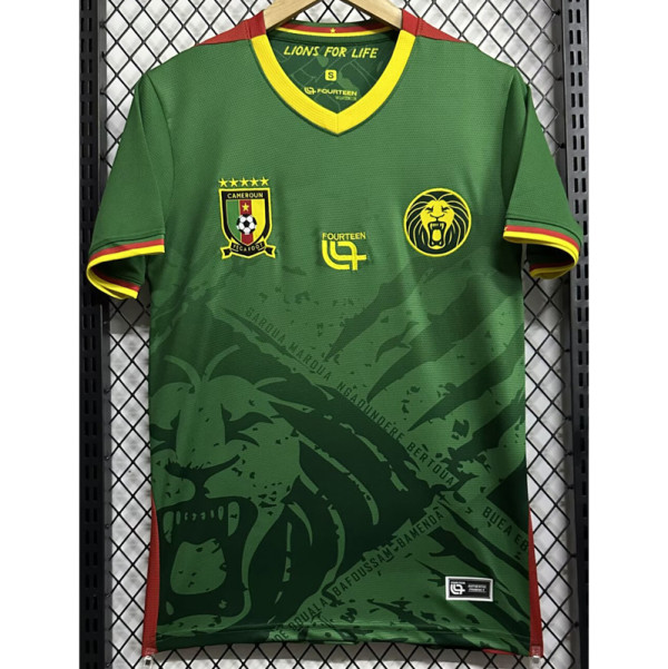 25-26 Cameroon Home Fans Soccer Jersey