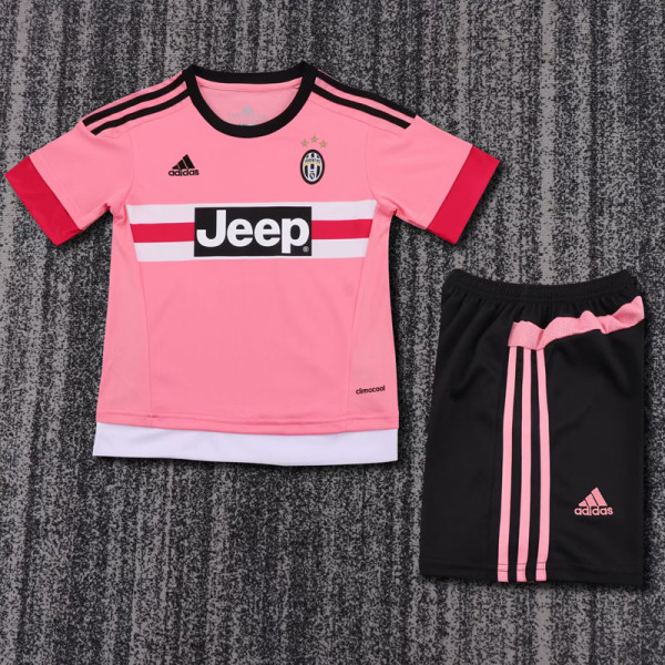 2015-2016 JUV Away Kids Retro Soccer Jersey