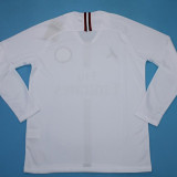 2018-2019 PSG Paris Jordan White Long Sleeve Retro Soccer Jersey (长袖)