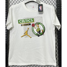 T196 Celtic Jordan White High Quality Casual T-Shirt