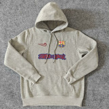 25-26 BAR Gray Hoody 灰色(加绒)彩标
