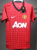 2012-2013 Man Utd Home Player Version 球员 Retro Soccer Jersey