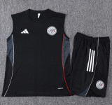 25-26 Ajax Black Tank top and shorts suit #D25196