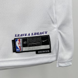 22-23 Lakers WESTBROOK #0 White Top Quality Hot Pressing NBA Jersey(圆领)