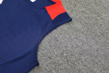 2024 AD Royal blue Tank top and shorts suit