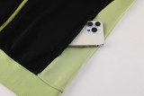2025 AD Light green Jacket Tracksuit #AJ23