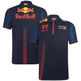 2023 F1 Red Bull #11 Royal Blue Polo Red Racing Suit(有领11号)