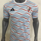 24-25 River Plate Grey Blue Training Shirts