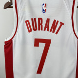 22-23 ROCKETS DURANT #7 White Top Quality Hot Pressing NBA Jersey