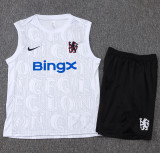 25-26 CHE White Tank top and shorts suit #D25121