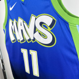 Dallas Mavericks IRVING #11 Blue Top Quality Hot Pressing NBA Jersey