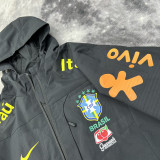 24-25 Brazil Black Outdoor Jackets #102冲锋衣