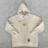 24-25 BAR Grey Hoody 灰色(加绒)彩标