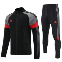 2025 AD Black Jacket Tracksuit #2313
