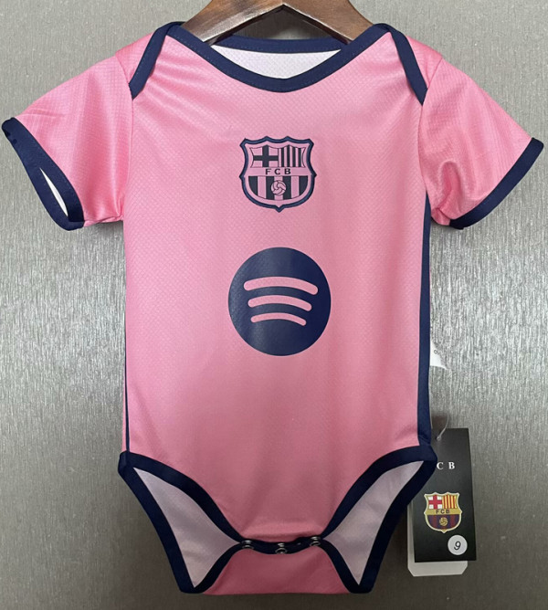 25-26 BAR  Pink Baby Infant Crawl Suit