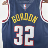 22-23 Nuggets GORDON #32 Royal blue Top Quality Hot Pressing NBA Jersey