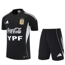 25-26 Argentina Black Training Short Suit